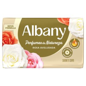 SABONETE BARRA ALBANY PERFUME BRANCO 108X80G