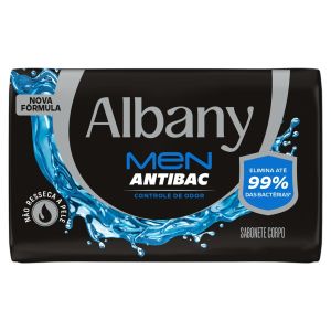 SABONETE BARRA ALBANY HOMEM AZUL 108X80G