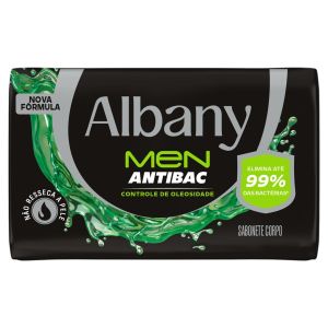 SABONETE BARRA ALBANY HOMEM VERDE 108X80G