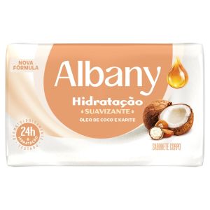 SABONETE BARRA ALBANY FEMININO BRANCO 108X80G