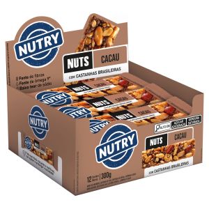 BARRA NUTS REGULAR CACAU 6X12X25G DP