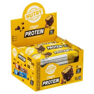 BARRA DE PROTEINA NUTRY CRISPY PASTA DE AMENDOIM 6X12X30G