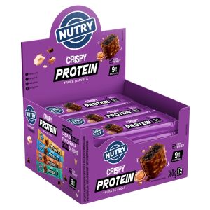 BARRA DE PROTEINA NUTRY CRISPY TRUFA DE CHOCOLATE 6X12X30G