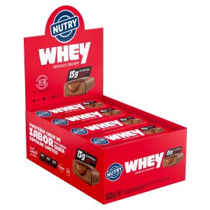 BARRA DE PROTE?NA NUTRY WHEY CHOCOLATE CROCANTE 6X12X50G