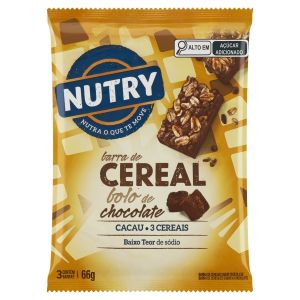 BARRA DE CEREAL BOLO DE CHOCOLATE FP 24X3X22G