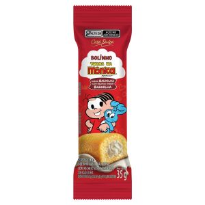 BOLINHO TURMA DA MONICA CASA SUICA BAUNILHA RECHEADO BAUNILHA DISPLAY 20X35