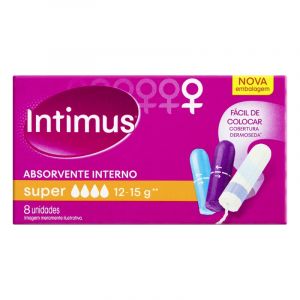 ABSORVENTE INTIMUS INTERNO SUPER C/8 